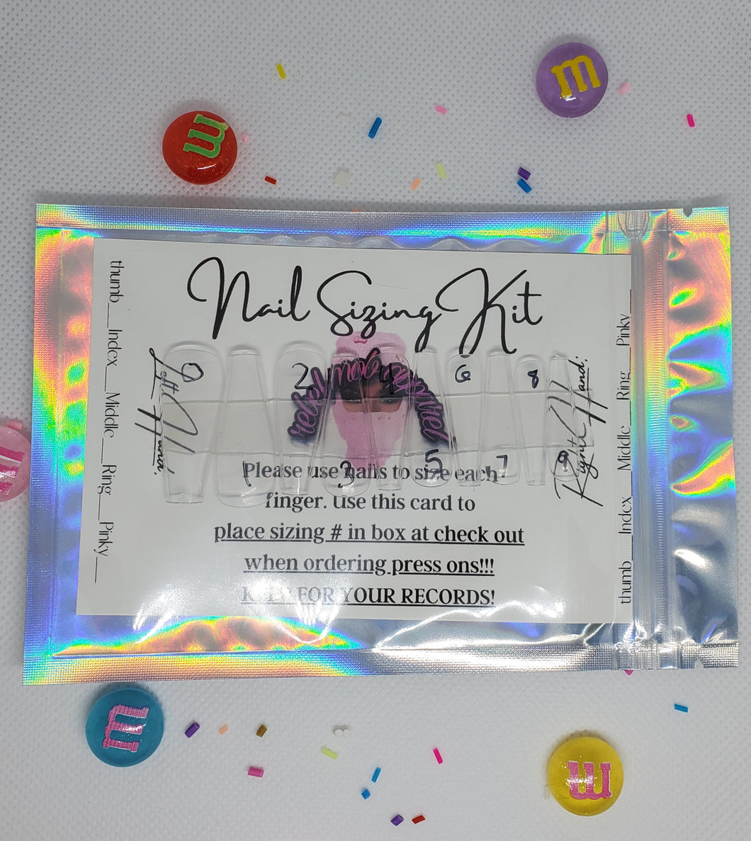 Press on sizing kits